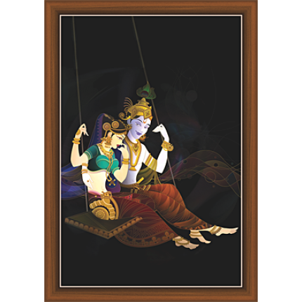 Radha Krishna Paintings (RK-9085)